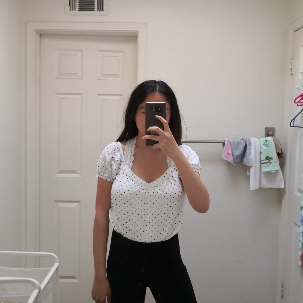 white top